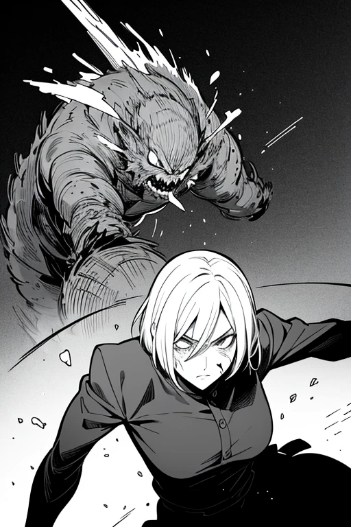 Colorize manga panel, detailed shading, vibrant colors, authentic manga style, high contrast, smooth gradients, crisp lines, dynamic lighting, professional quality