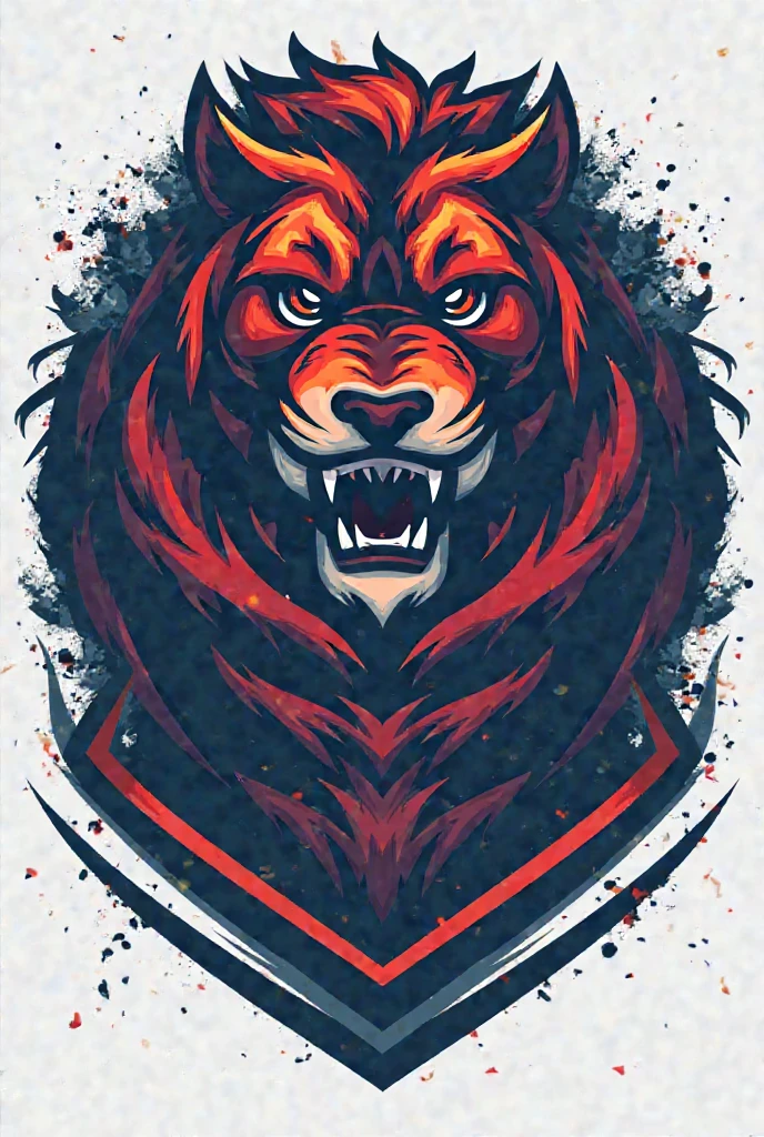 Make a shirt and logo for a team called União Mogi Futsal using a wolf as the theme