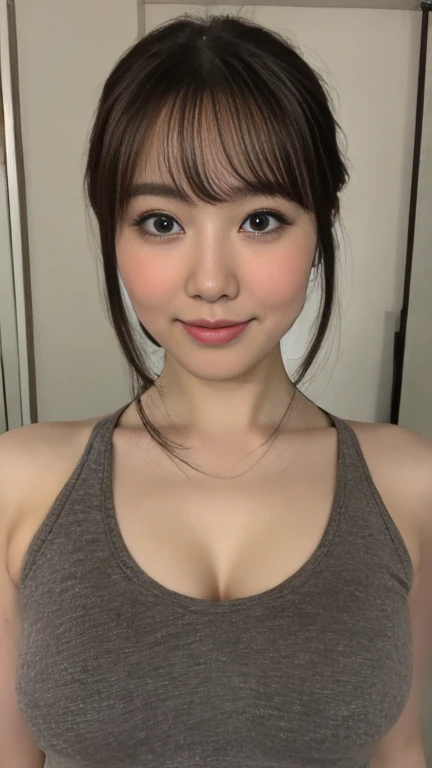 (Absurdly , high quality , Super detailed:1.2 ) ,( Handcrafted details ) , (Highly detailed beautiful face:1.4), ((Highest quality)), ((masterpiece)),smile ,beautiful woman, ((highest quality)), ((masterpiece)), (be familiar with), perfect face、(8K, highest quality, masterpiece:1.2),(highest quality:1.0), (ultra high resolution:1.0),((Natural big breasts:1.2)),((Upper Body))