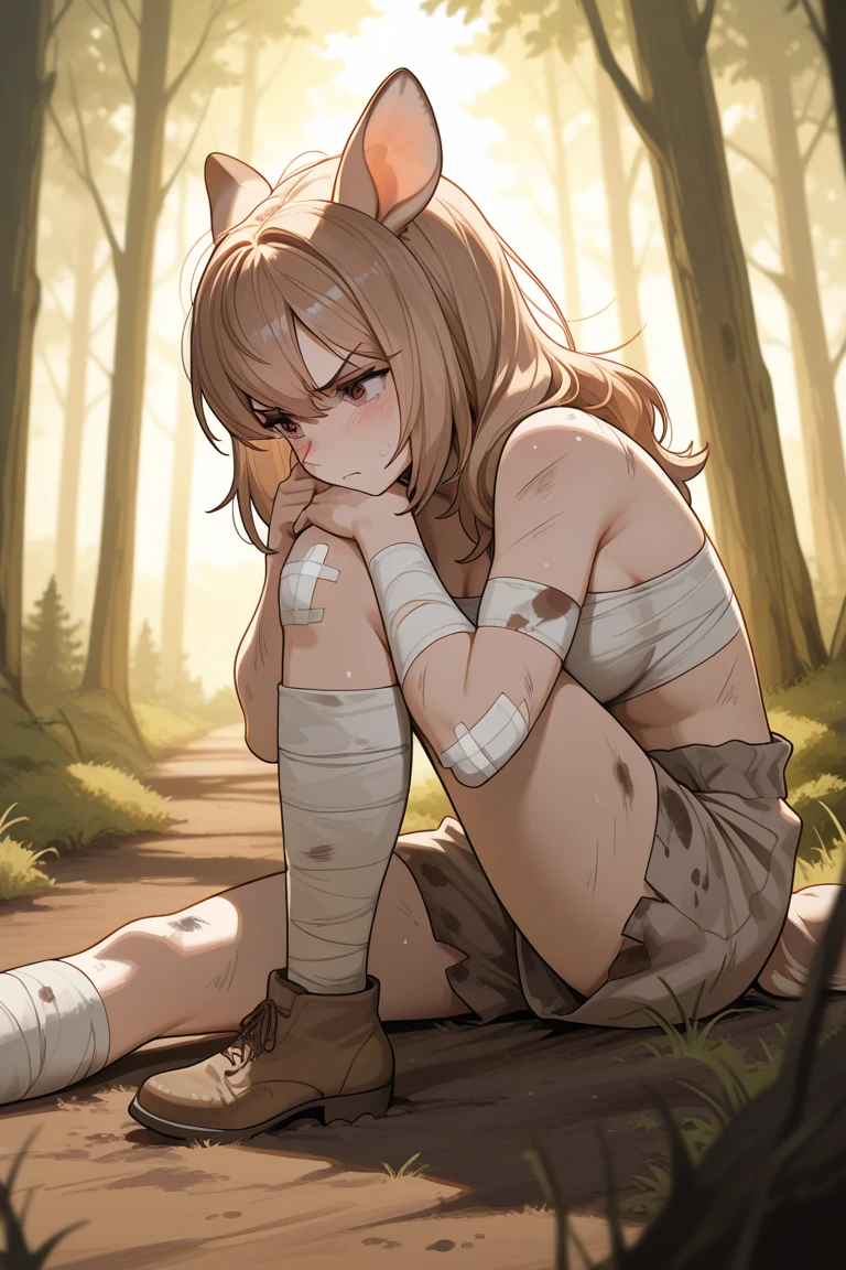 ((Highest quality)), ((masterpiece)), (Familiar), Perfect Face, (High resolution), (Best Shadow), 8k, Cinematic, (Realistic:1.4),dramatic, Fascinating, (((Perfect Anatomy)))、(((Anatomically correct)))、 Putting both arms behind the head、(Spread-legged squat pose),Refers to 5 books、Clench your fist、 (Pure white skin:1.1), Muscular and voluptuous body,Realistic big breasts、Big Ass、Wide hips、Sweaty、(((A brand new plain white tank top that was see-through from sweat)))、(((Plain white high leg panties transparent with sweat)))、(((Plain white high leg panties transparent with sweat)))、((Dark blonde))、((blue eyes))、(An innocently triumphant look、smile of victory)、((The background is forest and grass.))、A shabby grave in an old abandoned building in Japan、 (((Only one gravestone、Very poor、very old))),(((((An old, small, unassuming, square Japanese-style grave、Moss-covered)))))、(((Soil ground))), (sunny:1.4), ((The wide, blue sky of midsummer))、((Record heatwave))、((Erect large nipples))、((Attractive large areola))、(((16 years old)))、((((((Cheap, worn-out white ladies running shoes))))、(((((Raise your chin and look up)))))、(((White ankle socks)))、(((((Brutally destroying a headstone next to a young woman at knee height)))))、(((((All the gravestones are small, shabby and badly destroyed.、very old)))))、