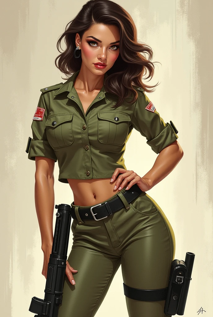 pin-up IDF soldier