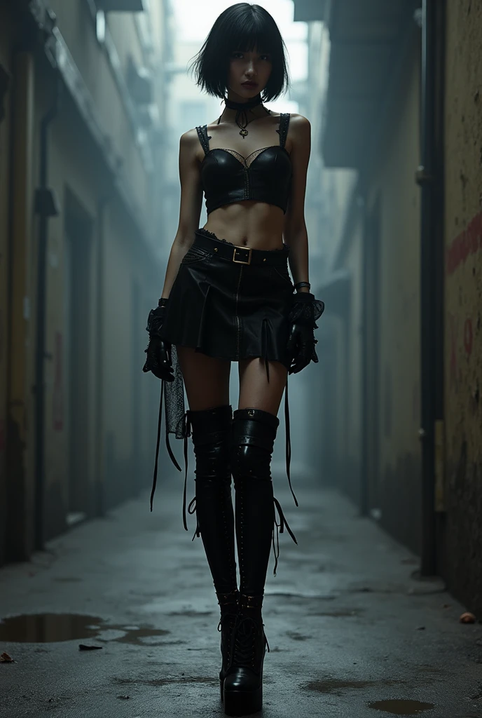 There are many robots walking on the street in this photo, Eve Ventro,movie stills, Smoke Punk, Robot Army, Popular on 500px, Inspired by Mirabello Cavalori, Steampunk motorcycle, Popular trends on artstation, By Ryan Barger, Widescreen shooting, Inspired by Tadeusz Pruszkowski  