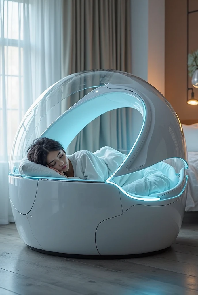 Sleep Pod - Overview: Pods that help you get twice the sleep per night。A 30-minute nap can give you three hours of sleep.、Provides deep sleep in a short time。
-feature: Combining advanced brainwave synchronization technology and relaxation sound technology、Allows users to get deep rest in a short period of time。
Don't draw people、Product only