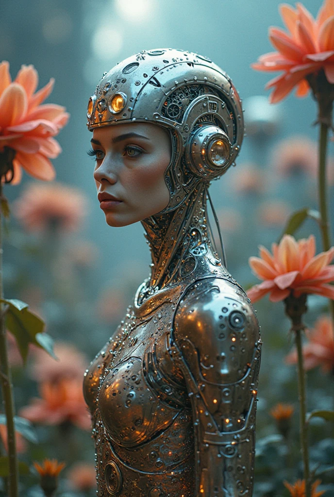 Documentary Artistic ultradeep focus photography, Ultimate solid masterpiece synthesized from multiple masterpieces of absolute different styles and themes with sense of humour, Free self-expression, cybernetic organism biomechanical robot of woman Moon of desires... Show me the beauty of your body and the beauty of your soul, photo by Cyril Rolando and Jeff Soto and asymmetrical flexible Mark Riden, inspired by erotic art, in Greg Simkins style. Lora Model: loraXL/Director Ridley Scott style, Lora Strength: 0.5