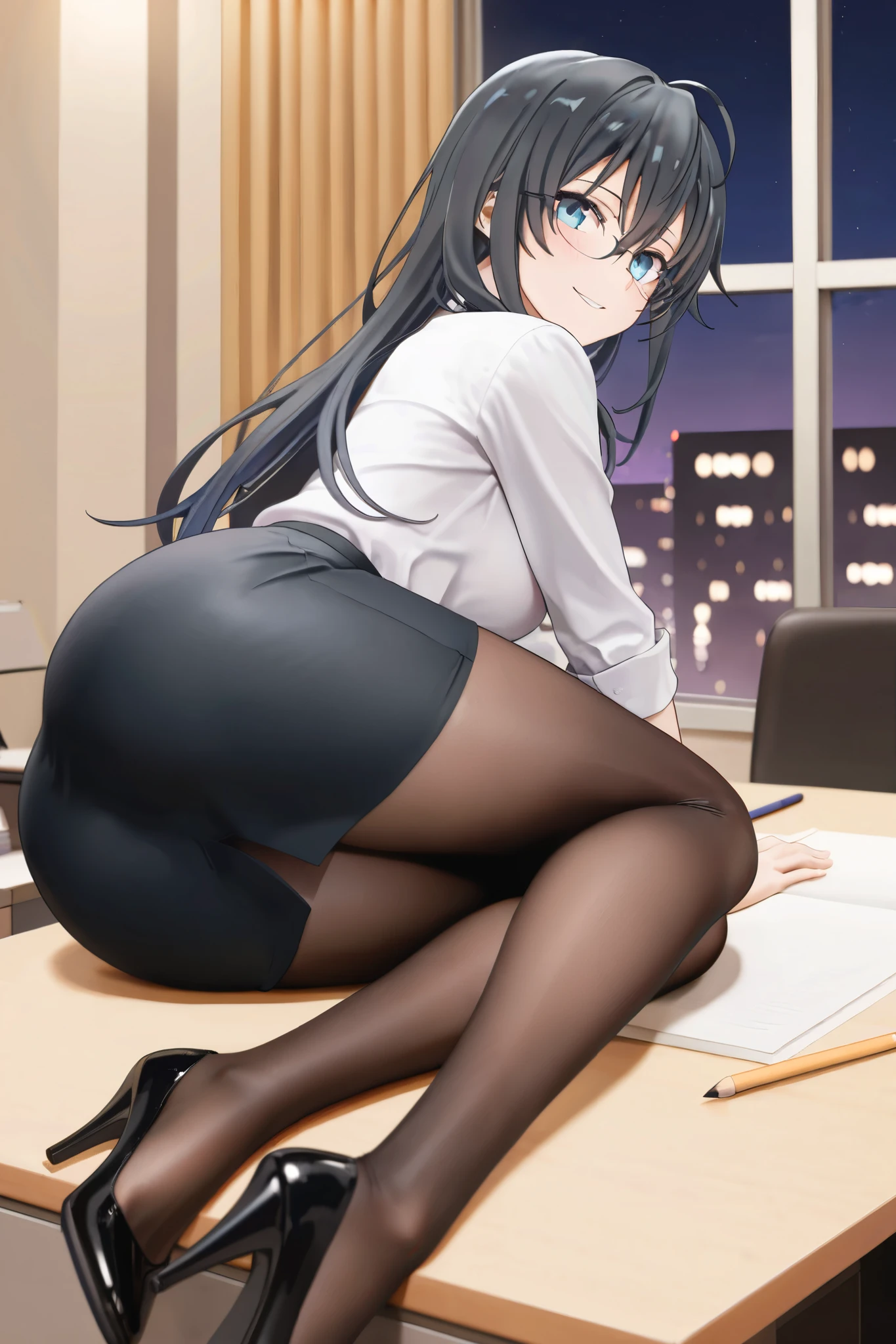 Big Ass、Sweaty ass、One Woman、One Man、Many people々、Beauty、high school girl、Condescending face、Large number of guests、School、classroom、Blazer uniform、Age 16、Looking down at the viewer, long hair, Highest quality, Focus on the thighs, smile,panties、Plump thighs、Big Ass、Big  、 Black Hair,My thighs are steaming between my legs 、Sweaty Pantyhose、パンストの下のpanties、Angle from directly below、Entice guests、Spread your legs、Acme convulsions、Obscene sound effects、Naughty sound effects、男は真下からpantiesを覗く、Facesitting、Face sitting facing you、Rubbing your buttocks hard、Man has an erection、Open up