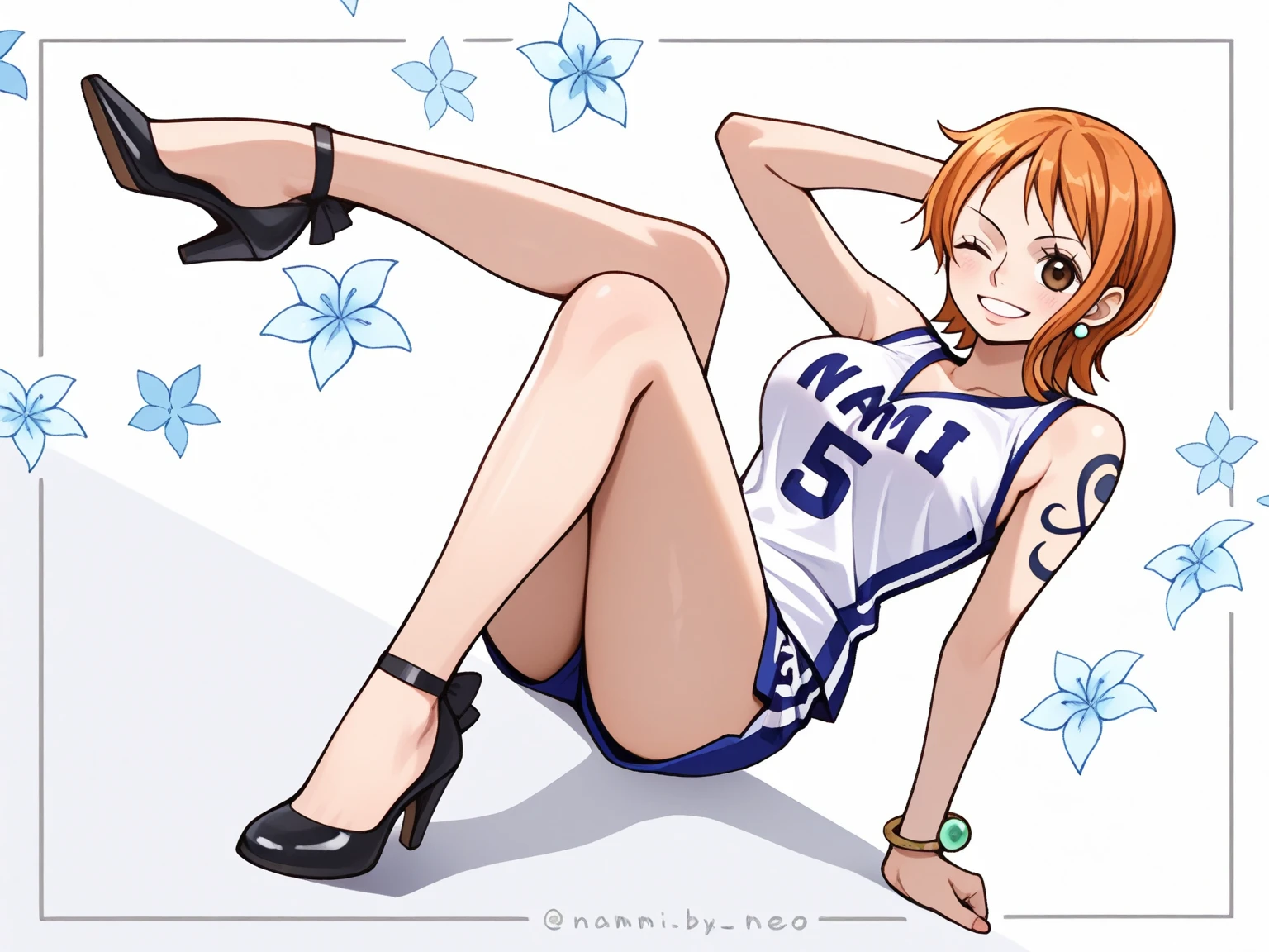1 girl, small stature, short orange hair, wavy hair, naked, look of bliss, curled up in a ball, inside someone's stomach, being digested