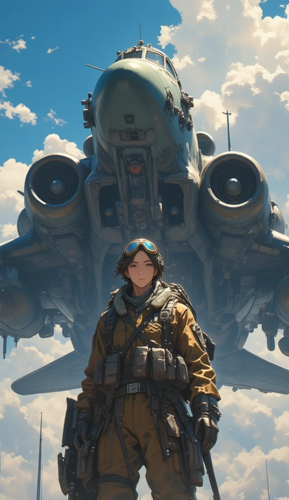 - High quality image in HD;
- Sharp and realistic image;
- Woman sitting on a drone;
- Focus on war and combat;
- Aerial scene in the sky;
- Strong and striking colors to convey tension and drama;
- Contrast between the drone and the sky in shades of gray or blue;
- Serious and determined expression of the woman, showing the seriousness of the situation;
- Integration of the drone in the scene, showing that it is an important tool of war;
- Give preference to images similar to what was requested to create a more realistic pront.