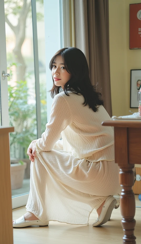 ((Highest quality)), ((masterpiece)), (detailed), Japanese,Mature Woman