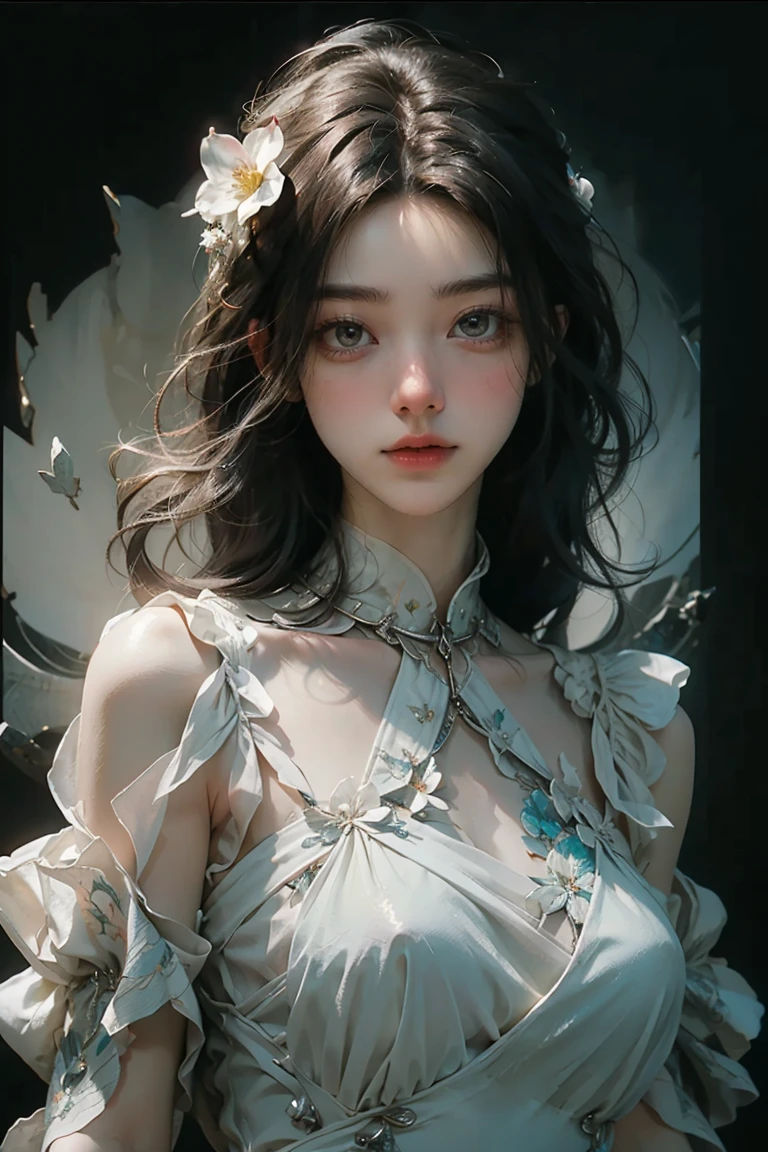  ((best quality)), ((masterpiece)), (detailed), perfect face (((masterpiece, of the highest quality, super detailed))), hand drawn style, hand painted style, watercolour, sketch, a knight, white background, plain background, Bloodborne inspired, tatty Bloodborne attire, occult aesthetic, occult, tatty red and white clothing detailed and intricate steampunk and detailed gothic lolita (with a hood), long coat, Complex laced boots, Fluttering lace flared long knee length dress with frilly petticoats, long dress, knee length dress, pleated petticoats, lolita dress, petticoats gothic lolita aesthetic, beautiful small breasts, (((flat chest:1.1))), (((( Highly detailed face))), small thin nose, Small thin lips mouth, (((Very sharp focused eyes))), Very large slit precision pale grey eyes that shine like jewels. (looking here), (resolved expression), (resolute expression), ((dark hair)), ((long ponytail, thick ponytail, heavy ponytail)), very long eyelashes, white background, Very dramatic and cinematic lighting, tatty damaged old red and white clothing, full body, whole body, body, ((NSFW)) 