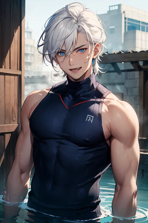 Vergil from Devil may cry Wearing in bikini