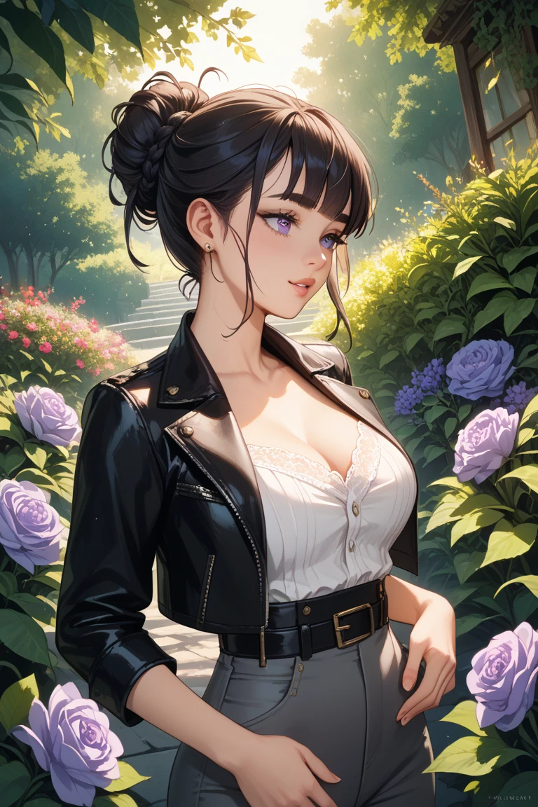 (8K, HDR, highres), ((((hyperrealism, masterpiece, best quality, ultra highres)))), (pin light, cinematic light), (hyper detail, finely detailed),
1girl, __MY/background2__, magical realism, movie still, {cowboy shot|full body|upper body},
__hair-female__, large breasts:0.3, Natural breasts:0.3, (slim waist:1.1), (wide hip, large pelvis:1.3), (hip_up), (thick thighs and legs), oiledwet:1.4, 
((detailed beautiful face)), (perfect eyes, detailed eyes), (detailed facial features), beautiful and clear eyes, detail eye pupil, lipgloss, (Eyelashes:1.4), detailed hair, (((hair over one eye))), glossy, perfect hands,
{turnred_face|sorrowful_face|charmed_face|seduced_face|drunk_face|ecstasy_face},
(blazer:1.1), (((black mini skirt, silk blouse))), (Korean:1.3, japanese:1.1), tight, (((pubic hair:1.5, high heels))), 
__200WildcardsNSFWAnd_sdWildcards/earrings__, {necklace|amulet}, shoulder bag, 
pureerosface_v1:0.15,