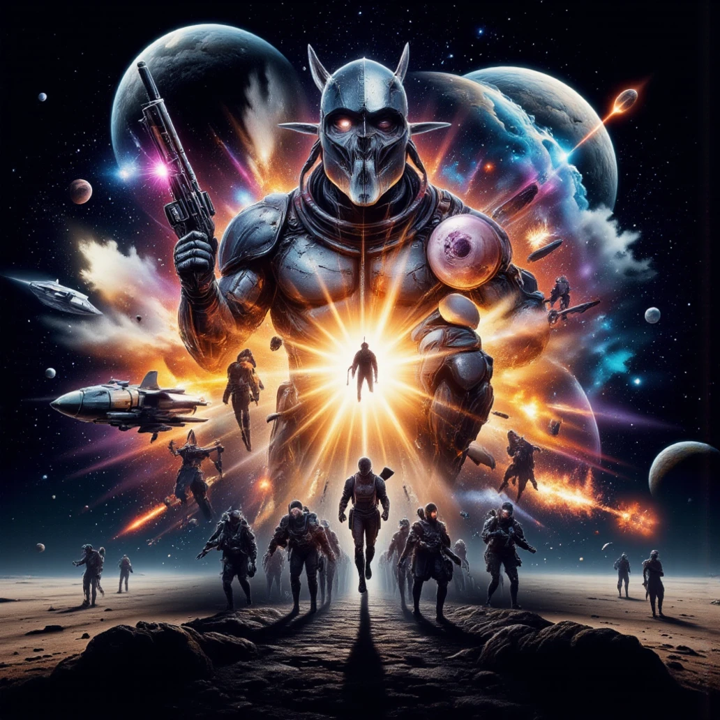 a close up of a person standing in front of a pyramid, in the style dan mumford artwork, inspired by Dan Mumford, edgy adventure sci fi, in the art style of dan mumford, dan mumford. maya render, travis charest style, inspired by Victor Mosquera, apocalypse art!!!!, knights templar in a space suit, el bosco and dan mumford