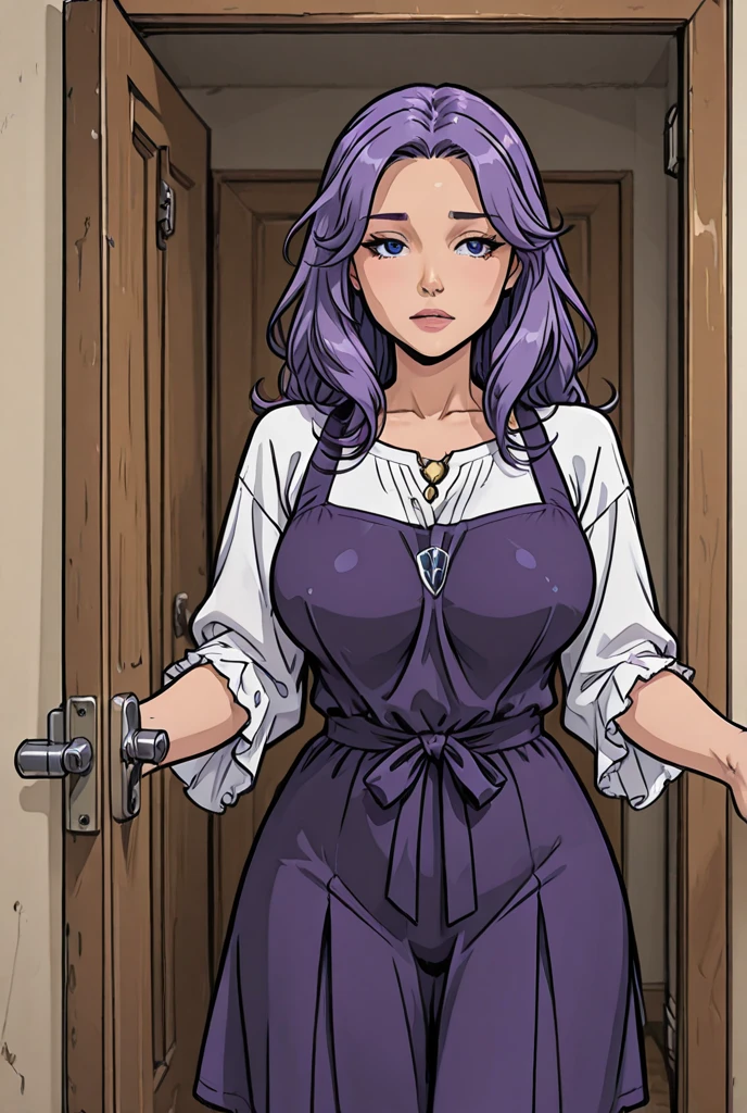 (masterpiece),(best quality),1girl,eleanorafe,(underwear only:1.3),purple eyes,((bra and panties)),(green and white underwear),standing,facing viewer,:d,(in bedroom,in medieval castle,ancient french architecture:1.3),mature female,<lora:EleanoraFE:0.8>,