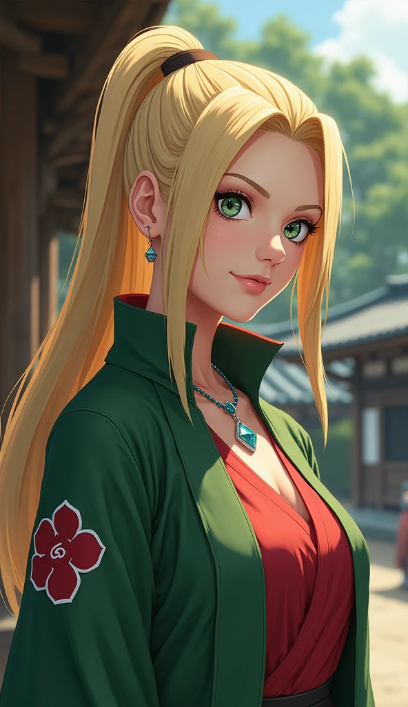 Tsunade, CG 8k ultra-realista, hot woman, seductive eyes, make-up