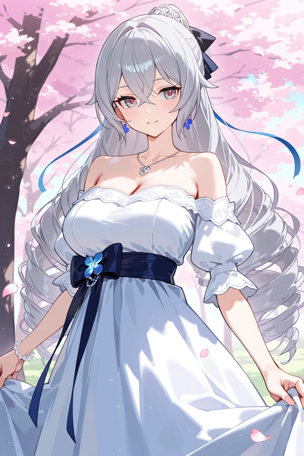 {{{masterpiece}, }}, {Highly detailed CG Unity 8k wallpaper}, wonderful, In detail, alone, {{Floating Hair}, }, {{cherry blossoms}, }, Outdoor, null, {{Wind}, }, Detailed Background, Beautiful attention to detail, See through:Evening Dresses:0.3, Cleavage, Bright Eyes, {{whole body}, }, Dynamic pose, Dynamic Angle, Cleavage, View your viewers, Detailed clothing, Cinema Lighting, close, Highest quality
