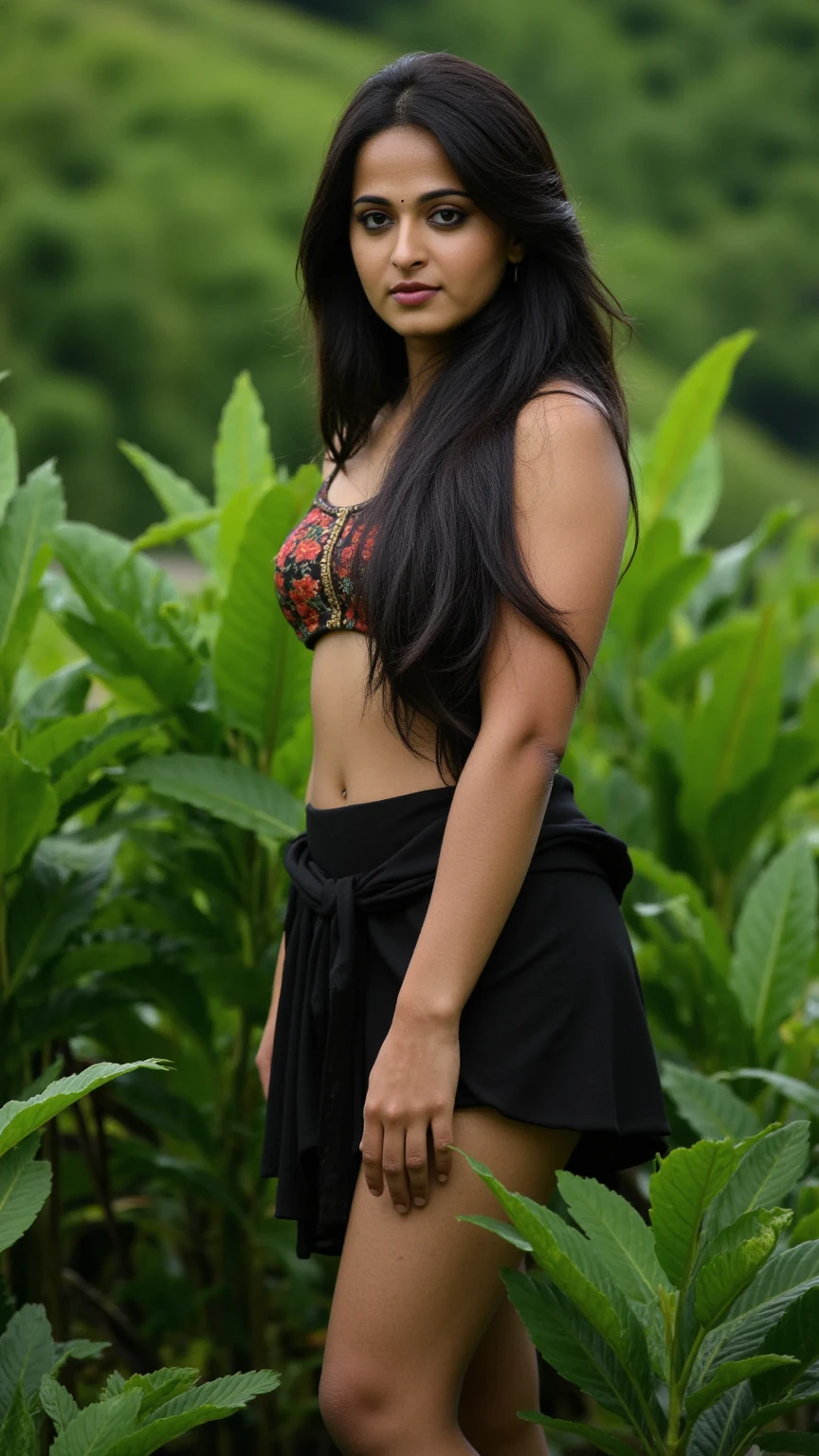 6 feet tall 18 years old beautiful Indian girl with big ass in jungle