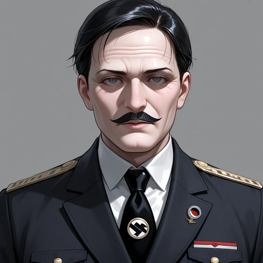 Adolph hitler wearing a kippah, concept art, 4k