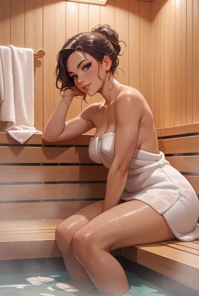 8K beauty bath，Wears translucent white --auto