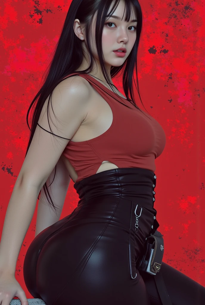 （best qualtiy），（solo person++），（（Kneeling pose，Point at you with your ass+））Mature mature woman，Black dress，(Female captive+)，Flirtatious，Redlip+，(cabelos preto e longos+)，huge tit，(red high heel pumps+)，low head，blood stain，Wounds on the neck，(Full body binding+，Bind your hands)，(execute+)(Women cut off their heads)，(anvil，behead+)，Decapitation ceremony，Normal posture，Normal posture