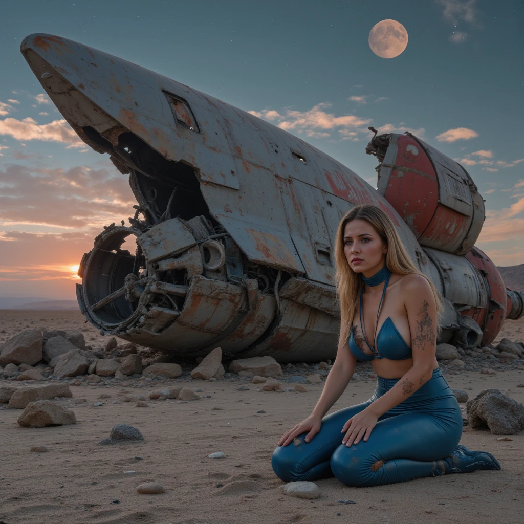 Blonde girl, green eyes,Beautiful girl, with big breasts, sensual body, big legs, blue eyes, Beautiful tight leather dress, beautiful princess, white hair, red dress, in a room of a red castle, full of rubies and precious stones, riding on a bed, lying face down,A party full of lights, a Window A huge kaiju destroying the city, destruction and soldiers fighting in the distance, explosions, chaos, destruction ,A War of the Worlds style alien invasion, Martians roaming the streets, UFOs and motherships,Much destruction, huge invasion