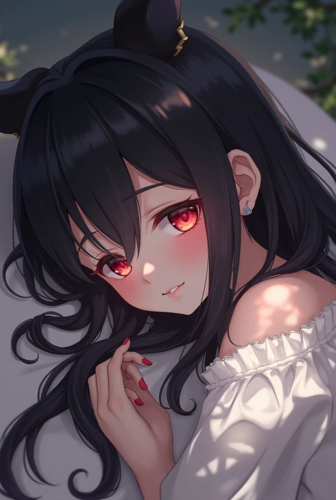 One Woman、Cute Woman、Thighs、Best image quality、High resolution、masterpiece、super high quality、Spread your legs、White bra、Black and white panties、Black and white pantiesが見える、Small ass、Big 、Blushing、4K quality、Blushing、Proud face、Wearing black pantyhose、bed、Spread your legs wide、Panty Shot、Sweaty all over、Heavy breathing、My breasts are bouncing up and down、heart、A mean look、Low - Angle、Slamming your hips up and down、It&#39;s on my face while I&#39;m sleeping、Shake your hips with high-speed pistons、Hold hands with me、I am attacked by you