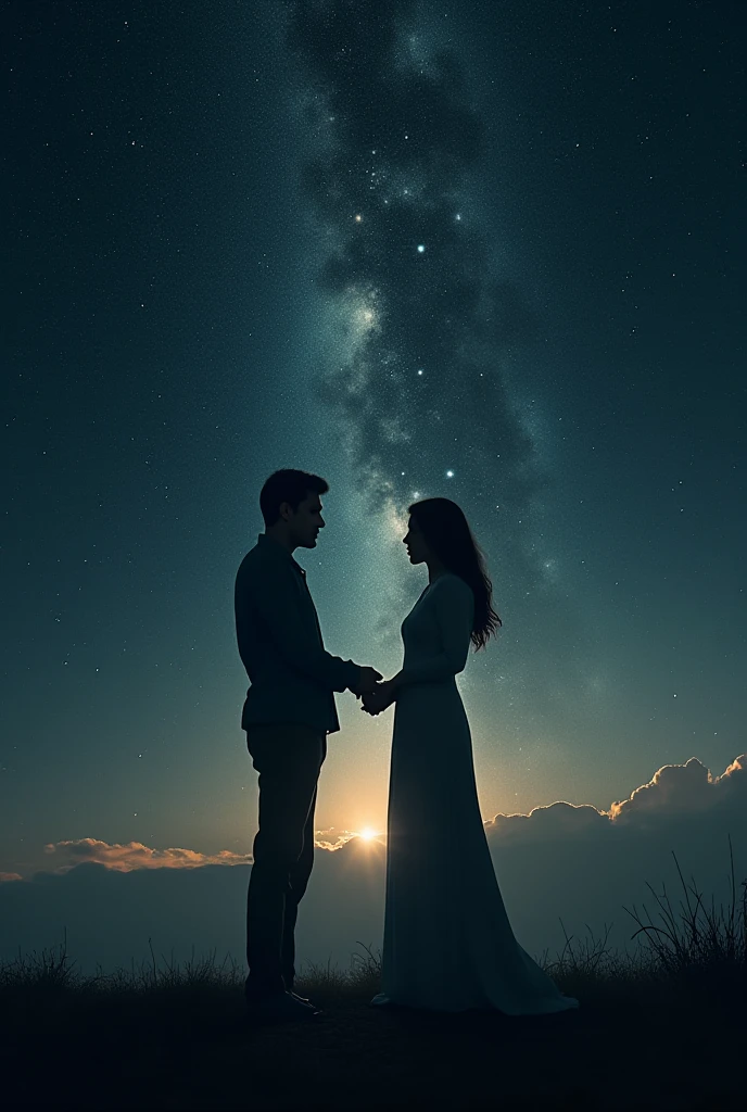 A love story that ended with two people standing near the sky, Universe