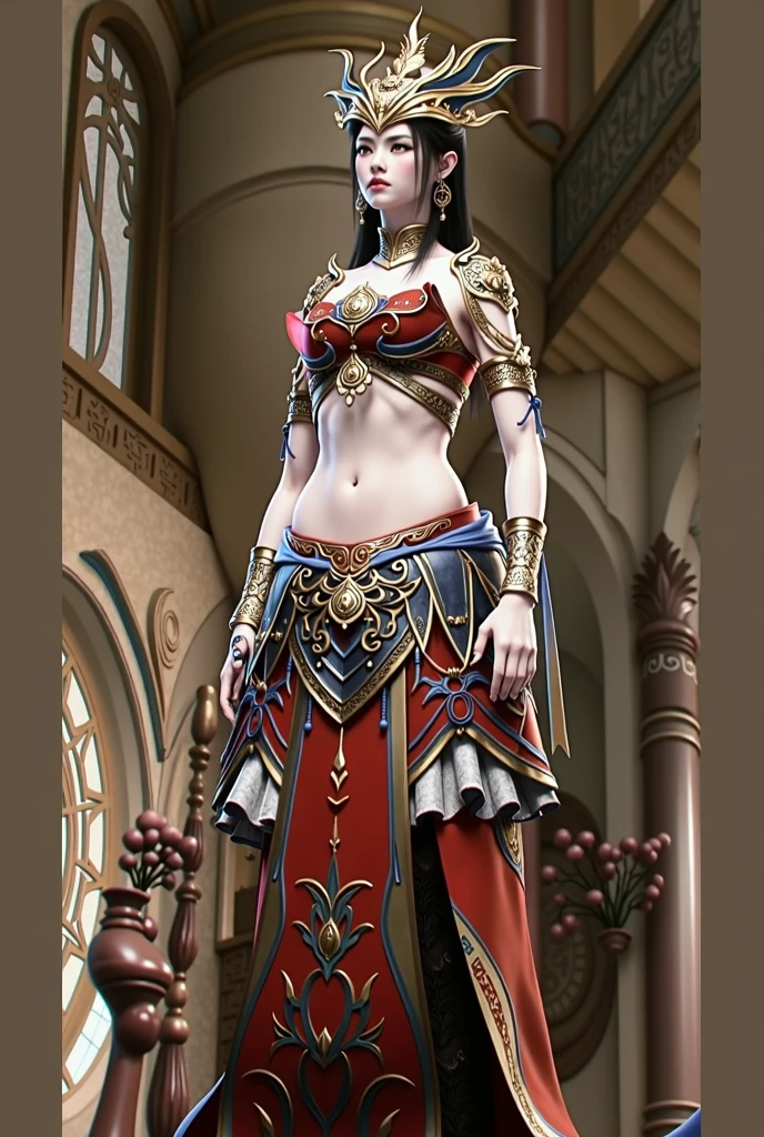 Dejah Thoris, princess of Mars, intricate details, intricate gold jewelry, Mars background, athletic and fit body, naughty, slutty, perfect hands, detailed hands, perfect eyes, detailed eyes, flirty, sexy, naughty, realistic, HDR, UHD, dynamic, full body.