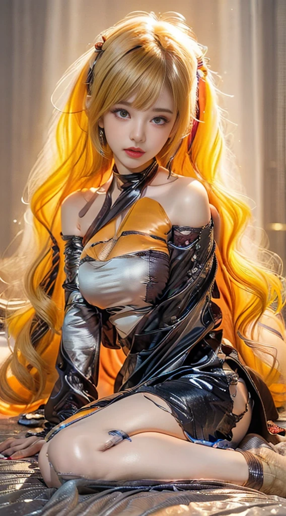 Golden hair、Yellow aura glowing around the body、Eri Kamei's transformation scene on the way to becoming Super Saiyan Goku. Her hair is transitioning from a natural color to an iconic golden hue. The green in her eyes is starting to glow brightly, Eta、The first traces of a yellow aura are beginning to form around her. The energy emanating from her is very intense.、is causing a slight distortion in the air around her.
Medium: photorealistic digital art.
Style: 『dragon balls』Fusion of Eri Kamei's charm and beauty with dramatic transformation scenes.
Lighting: Formidable, With a forming aura and burst of light that comes from her transforming features.
Colors: New mix of gold and green for her natural colors and Super Saiyan makeover.
Composition: Full body shot, Capture the entire conversion, Use a DSLR camera with an 85mm lens, F/8, ISO 100, Shutter Speed 1/125.
--ar 16:9 - V5.1 --Style raw --Q 2 --S 750