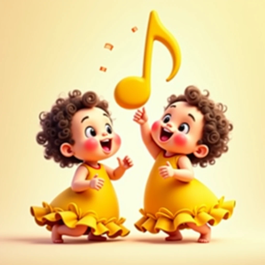 Create a cartoon mural with 3 baby characters: vivaldi, mozarth, picasso, playing instruments 
