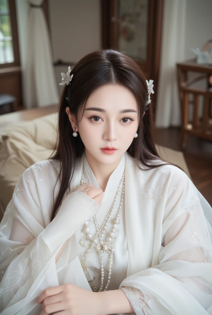 wuxia, Chinese clothes, hourglass figure, large breasts, big hips, masterpiece, best quality, ultra detailed, realistic