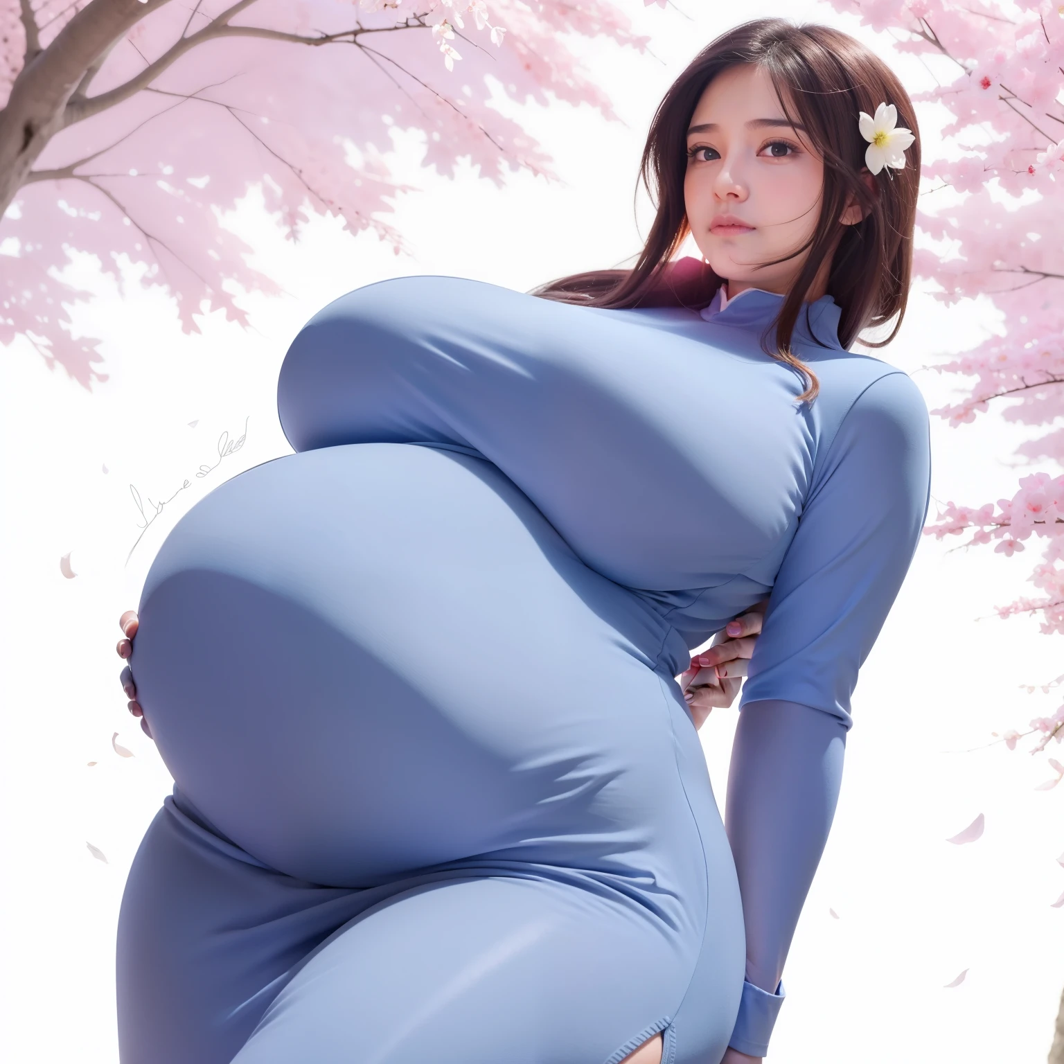 Hair Bow, black hair,Big Baby Bump pregnant, bunny girl suit , Big boobs, nipple, cum,16 years girl, Big pregnant Belly, Big Pregnant girl, Largest Belly of Pregnant, Huge Pregnancy Belly, purple eyes, huge 9 months Pregnancy Belly