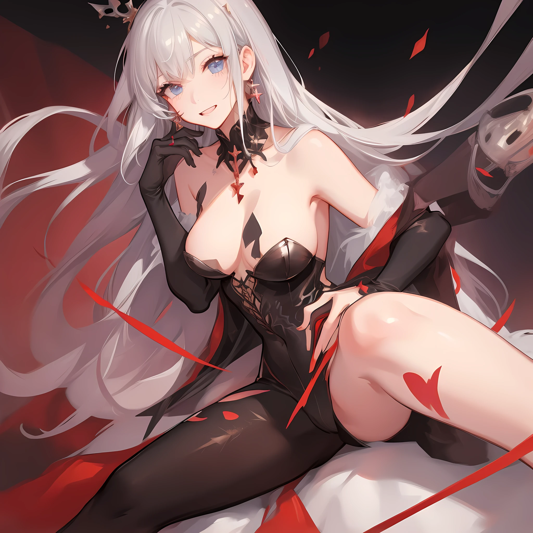 "2 girls, ((Masterpiece)), [Slim], (Small breasts), Pale skin, ((Detailed eyes)), (Background blur), ganyudef white long hair, Red eyes, villainous, Dark theme, [eyes liner], Evil".. Embracing. Profusely Blushing, profusely sweating. Naked Lesbian.  (Groping fondling pulling breasts). Spit. (Bunny suit).  [multiple penetration cream-pie] [stripping of clothes].recoil, violent. Kneeling. Heart pupils. Deepthroating. (Cum dripping spread pussy) exposed pussy. Pulling hair, long tongue. Masturbation. Dildo. Rape. sex. Open mouth. Smut. Erotica. Decapitated. Choking. Riding on dildo. Sex toys, pantyhose. Covered in cum. Cut in half . High heels. Spreading pussy.