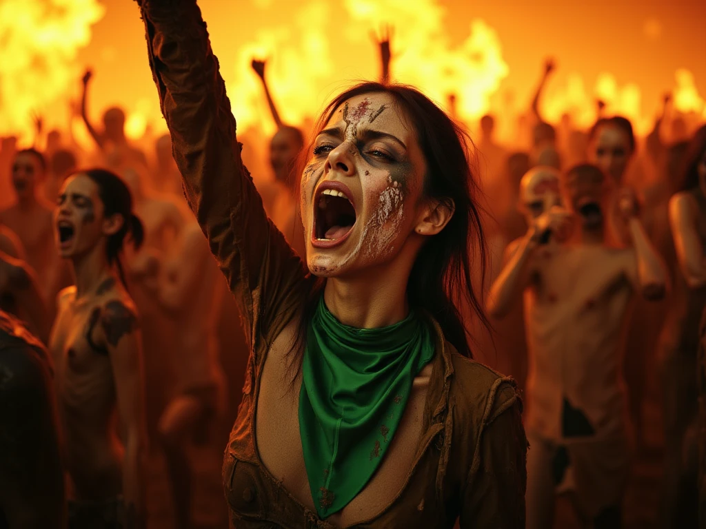 Indian army torched a Muslim girl