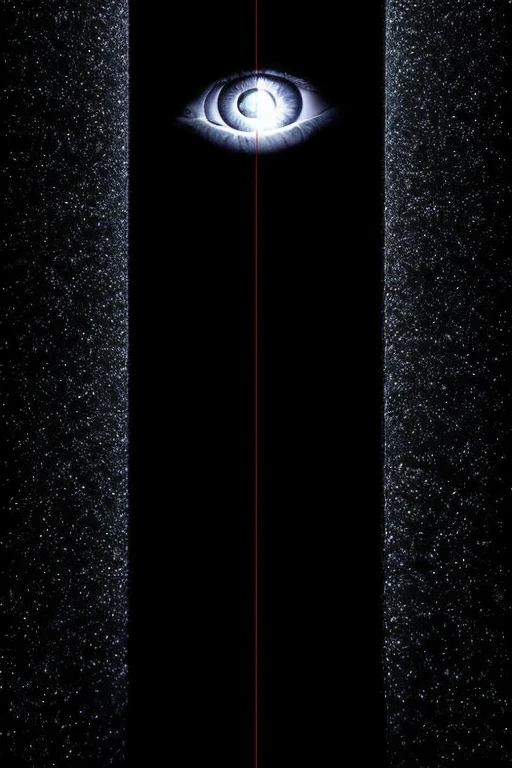 DreamlikeArt, [optic, picure, James Webb Space Telescope, spiral galaxy, Cosmic Horror Beyond Understanding:ink, shadowing,:0.25], Big shots, The eye, pupils, double, Mountainous horizon, suns, [Hitch|databending]