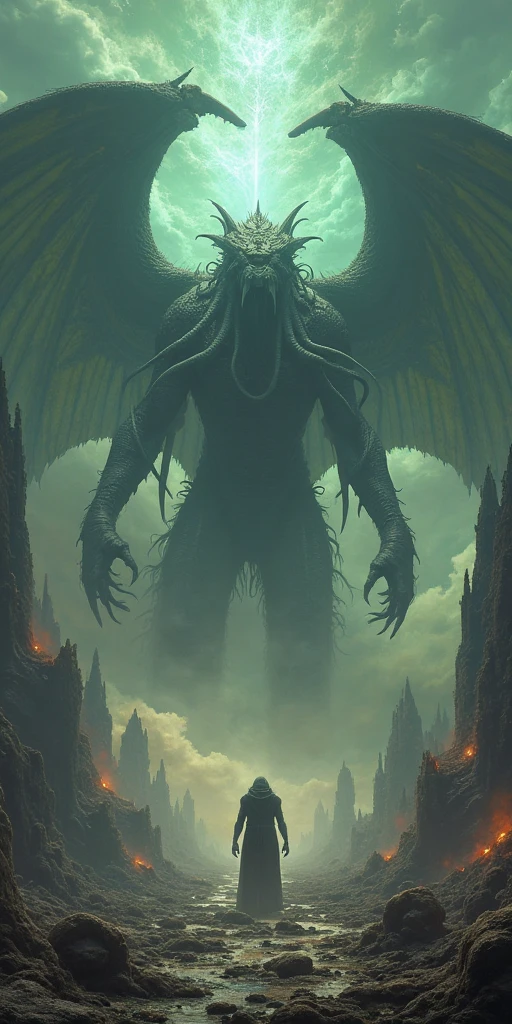 wide wide shot, Let's go, Epic Creation , The highest photo (Bishop of Cthulhu:1) Cthulhu's Lovecraft Order