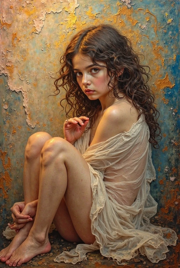 Young Youthful slave girl, nude