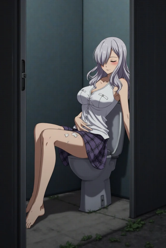 ((masterpiece))((Highest quality))girl、blush、Flat Chest、Are thin、Blonde Hair、blush、Are standing、Whole body image、Eye level to pussy、、No background、Hair is two colors、Twin tails、Red Eyes、Two-tone red and yellow hair、Completely naked、Greeting with pussy、Spread your pussy、Even your feet are visible、Enters the whole body、NSFW、