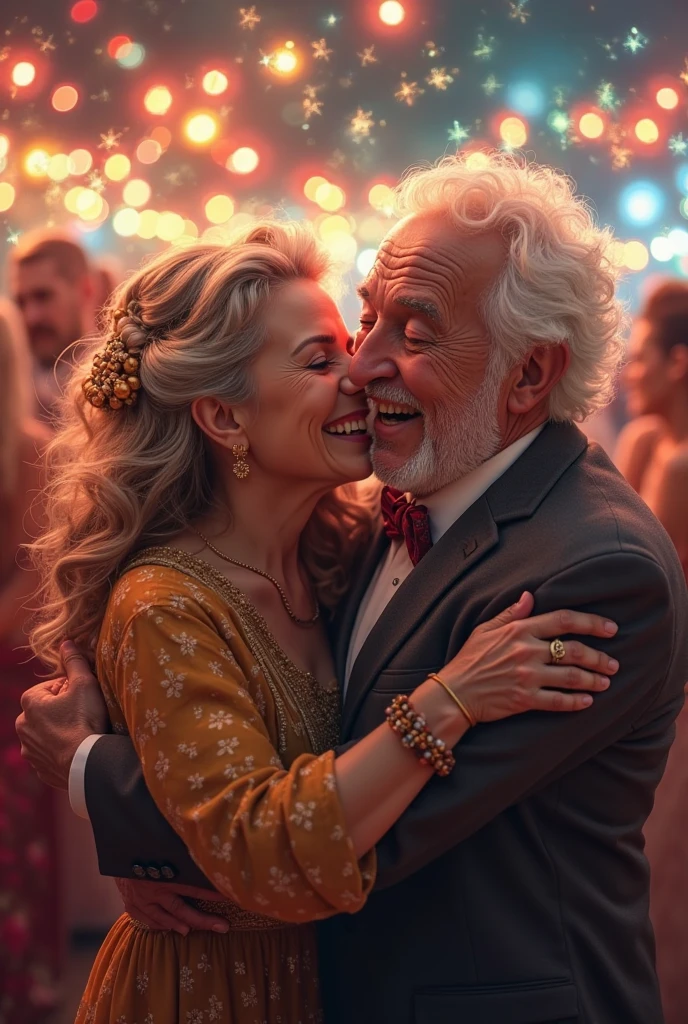a father and his daughter slow dancing with his hand on her ass