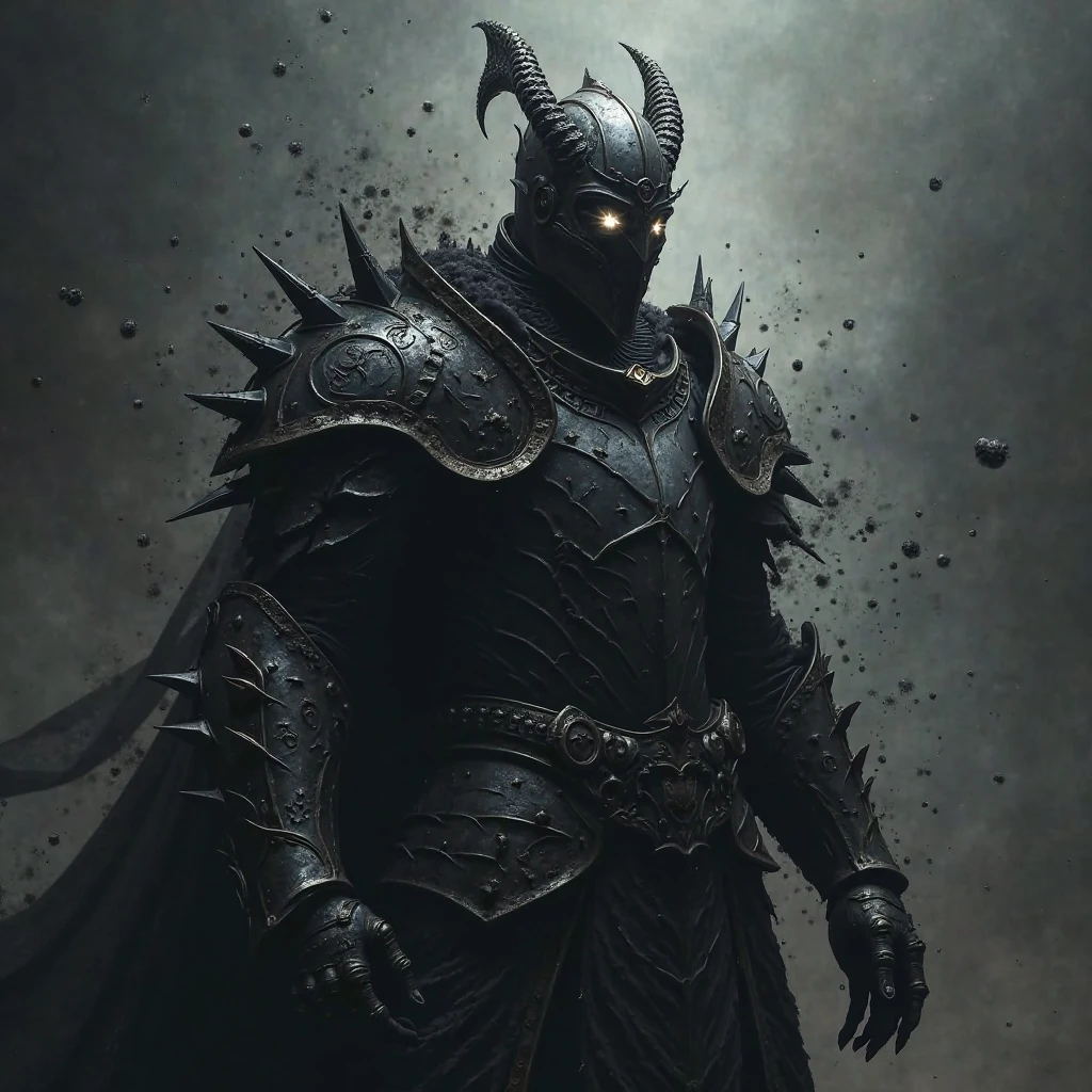 (extremely detailed 8k wallpaper), a medium shot photo of Grim dressed as a scary masked silver and yellow furry-supervillain in a sliver and yellow spiked armour made of fur glowing armour with spikes from marvel, theme, intricate, high detail, dramatic, furry monster and destroyed buildings in the background