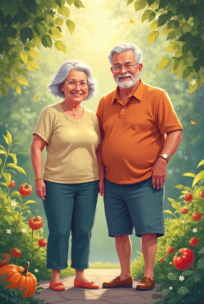 A grandfather and grandmother will bear fruit even in old age and will remain healthy and vigorous to announce that the Lord is my strength.,
and that he is upright and there is no injustice in him.