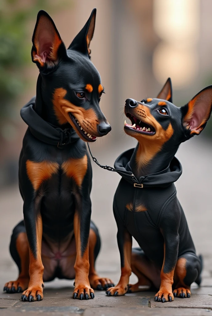 Doberman vs pitbull vs bullterier