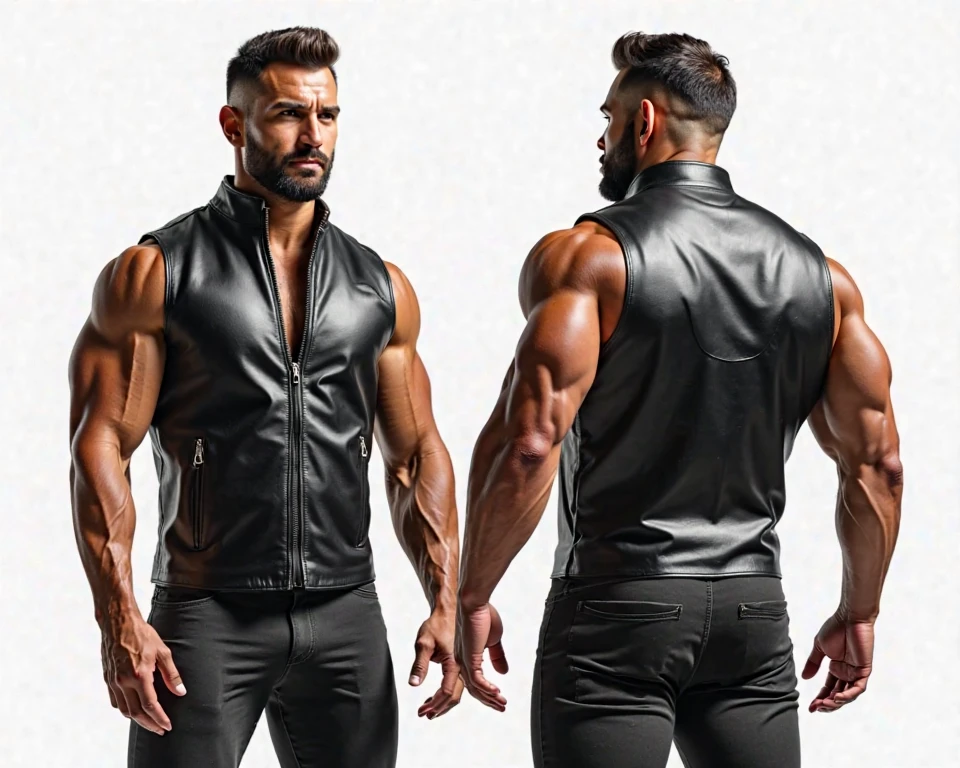 male sexy genshin impact, man, strong body, tattoo, healed, clothes glued in black color, best quality, 4K, 8K, high details, super detail --auto