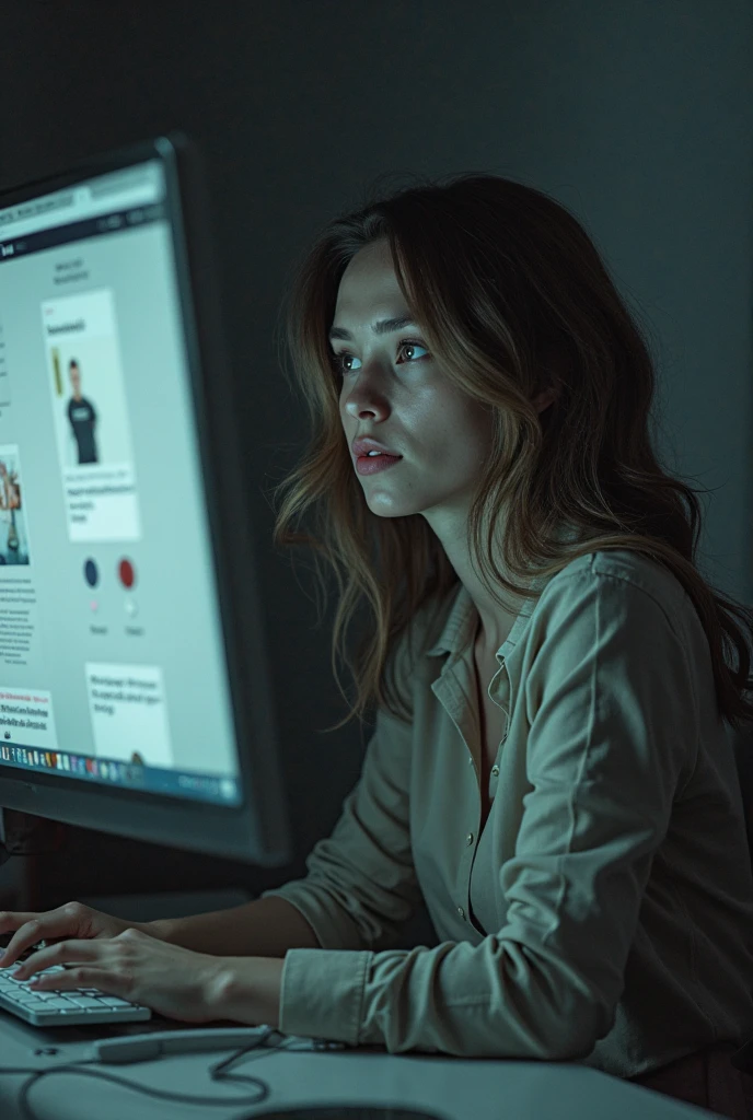 A young woman struggles for her family with an assistant system