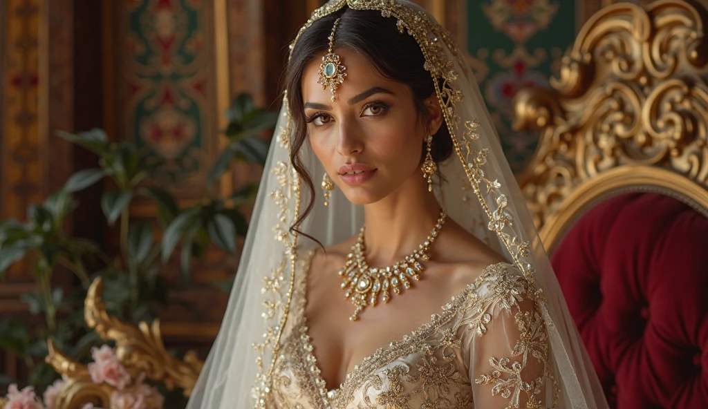 Bride beauty style Lord of the ringd