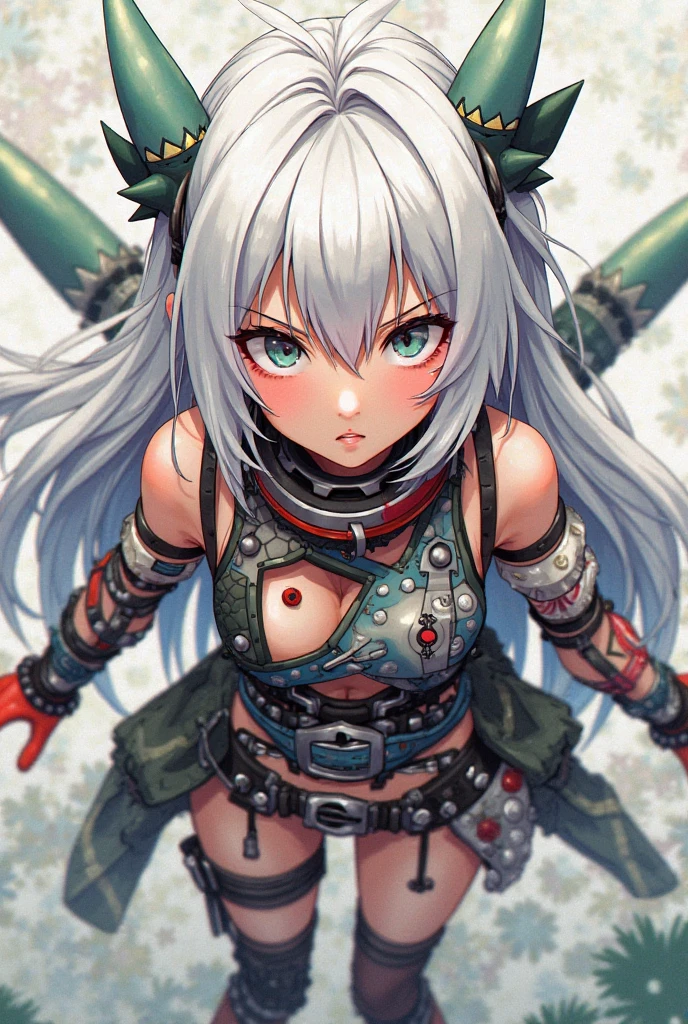 White hair, Red eyes, Long hair, , exposed , Messy clothes, Super big breasts, super gigantic breasts, Octopus infested, Medusa, Serpentine Demon Queen, Dry and cool, Pregnant belly, Long hair, Zombies vomit blood, many hands, multi leg, Leprechaun, large mouth, multi leg, Eight-legged octopus, Octopus Goblin, Urinary incontinence, Young girl zombie,Pregnant belly
