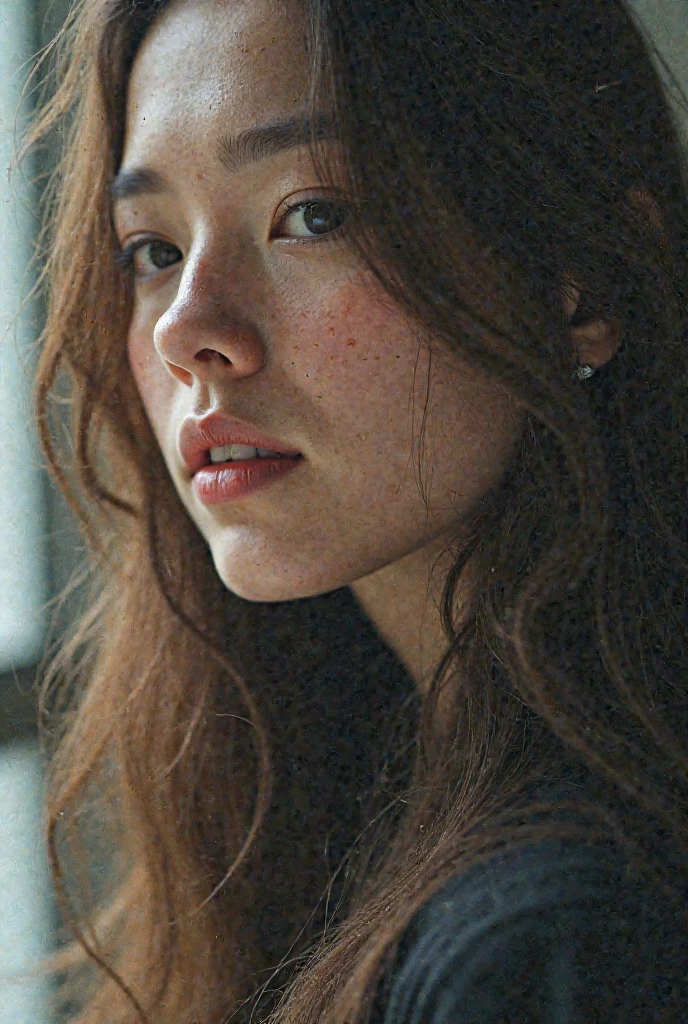 (RAW photo, best quality), (realistic, photo-realistic:1.3),best quality,highly detailed,masterpiece,ultra-detailed,illustration,ginger girl,1girl,naked,portrait,dynamic angle,world masterpiece theater,messy_long_hair,red_hair,white pale skin, best quality,extremely detailed CG unity 8k wallpaper,ink,Amazing,cinematic lighting,lens_flare, dunhuang_style