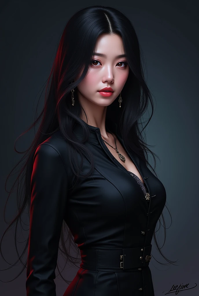 (best quality,4k,8k,highres,masterpiece:1.2), ultra-detailed, (realistic,photorealistic,photo-realistic:1.37), portrait, dark, seductive, mysterious, female, hannya demon, traditional Japanese, alluring, red eyes, sharp fangs, pale skin, intricate tattoos, elegant kimono, flowing black hair, ethereal beauty, haunting expression, subtle sensuality, hidden desire, intoxicating yet dangerous, intense gaze, enigmatic smile, dramatic lighting, smoky atmosphere, blood red background, captivating aura, tantalizingly forbidden.