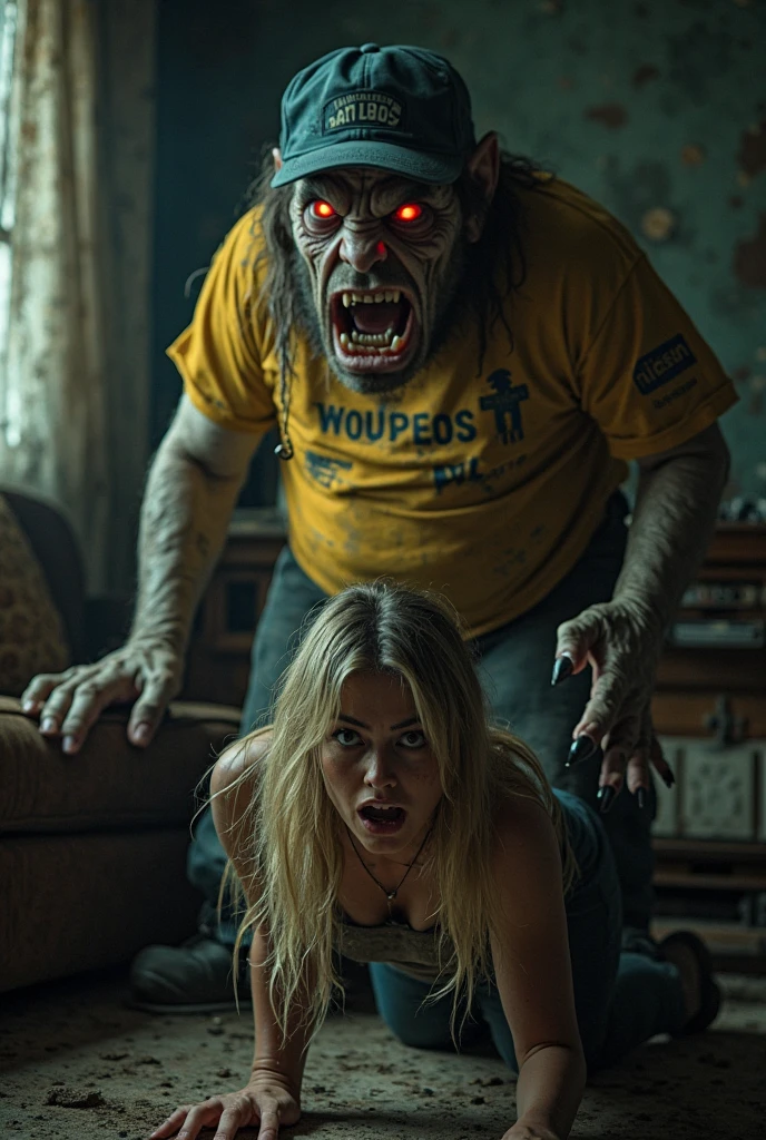 Horror-themed a creepy woman (((reaching out for a beer)), face hidden by hair, crawling out of a tv in a pub <lora:lcm_lora_sdxl:1> <lora:TheRing1024:0.85> . Eerie, unsettling, dark, spooky, suspenseful, grim, highly detailed