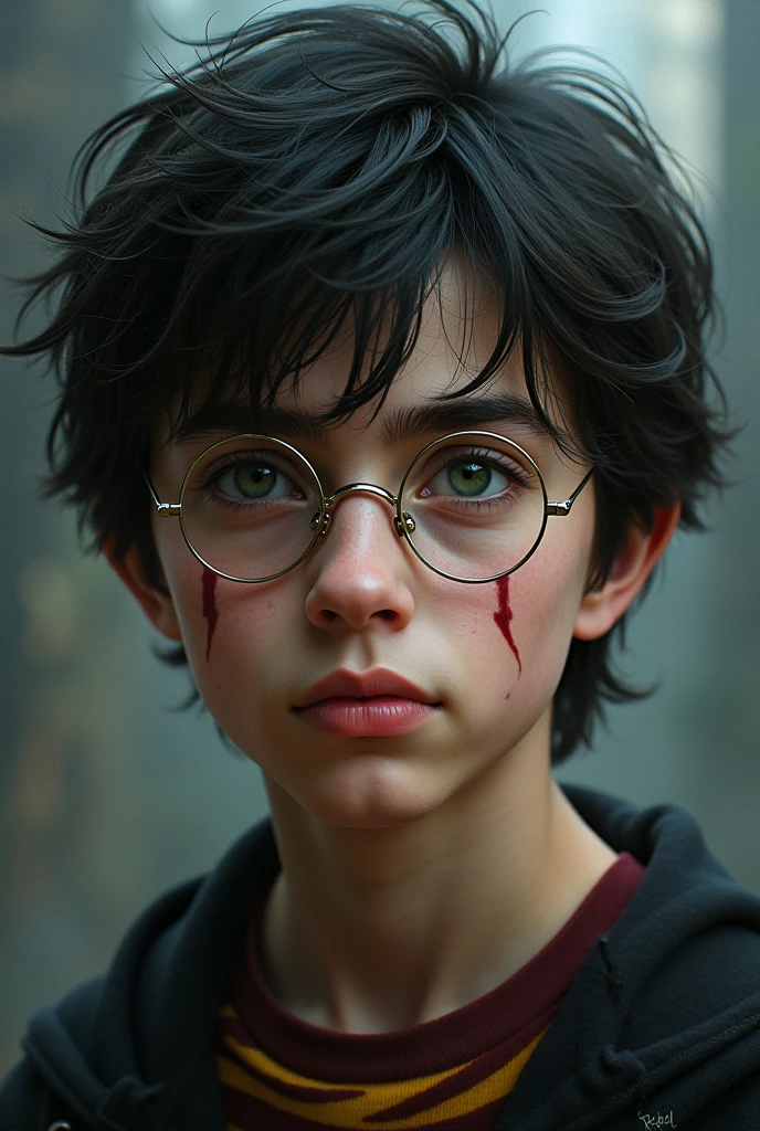 ((Harry Potter)) close up of 1boy in wizard robe, natural skin texture, 24mm, 4k textures, soft cinematic light, adobe lightroom, photolab, hdr, intricate, elegant, highly detailed, sharp focus, ((cinematic look)), soothing tones, insane details, intricate details, hyperdetailed, low contrast, soft cinematic light, dim colors, exposure blend, hdr, faded