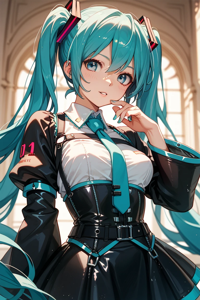 Hatsune Miku、Anime girl with long hair and a gun in her hand,Shimashima Pantiesがよく見える、Hatsune Miku、Squatting、spread legs、show panties,super mini skirt、緑と白のShimashima Panties、From miniskirt to c Kantai Collection style,Shimashima Panties、super mini skirt、 portrait anime space cadet girl, Best Anime 4K Kona-chan Wallpaper, terrible anime 8k, High-definition official artwork, Trending with Art Station Pixiv, perfect android girl, cyborg - girl with silver hair, anime style 4k, anime art wallpaper 8k, azur lane style